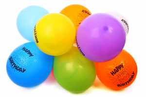 party rubber colorful balloon